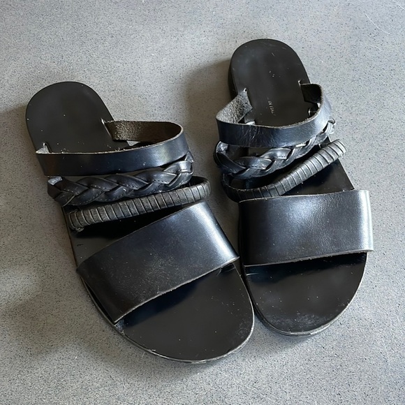 BARBARA Barbieri leather made in Italy straps sandals - Picture 1 of 8